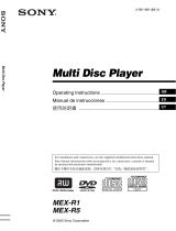Sony MEX-R1 User manual