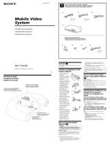 Sony MV-7101DS Installation guide