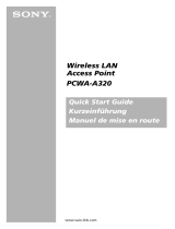 Sony PCWA-A320 User manual