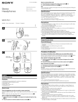 Sony MDR-PQ1 User manual