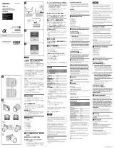 Sony SEL1670Z User manual