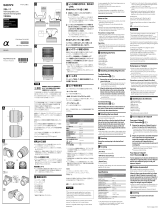 Sony SEL2870 Operating instructions