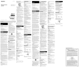 Sony RDPX200IPN User manual