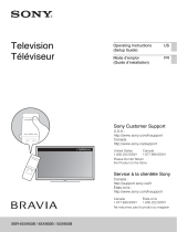 Sony XBR55X900B User manual