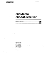 Sony STR-D650Z User manual