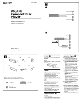 Sony CDX-L300 User manual