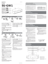 Sony SU-GW1 User manual