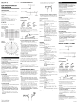 Sony ECM-77B User manual