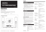 Sony SS-F6000 User manual