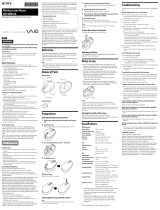 Sony VGPWMS10W User manual