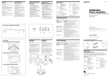Sony XM-DS1600P5 User manual