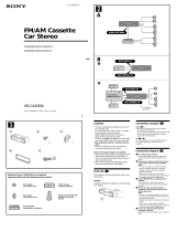 Sony XR-CA630X User manual