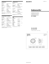 Sony XS-LD107P5 User manual