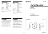 Sony XS-R1611 User manual
