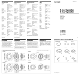 Sony XS-V6945X User manual