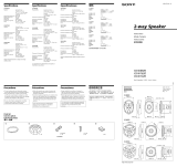 Sony XS-W1320 User manual