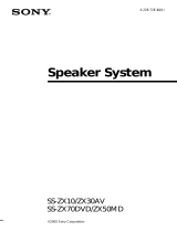 Sony ZX50MD User manual