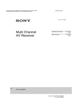 Sony STR-DA1800ES User manual
