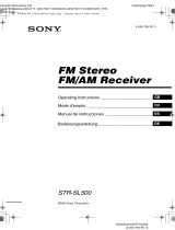 Sony STR-SL500 User manual