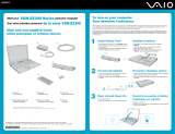 Sony VGN-SZ320P/B Quick start guide