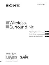 Sony WAHT-SA1 User manual