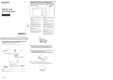 Sony XDP-MU110 Installation guide