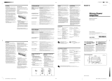 Sony XM-604M Operating instructions