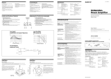 Sony XM-D1000P5 Operating instructions