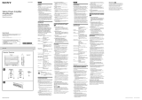 Sony XM-N1004 Operating instructions