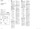 Sony XM-N502 Operating instructions