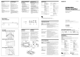 Sony XM-SD61X Operating instructions