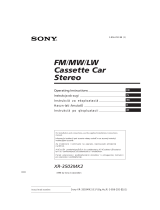 Sony XR-3503MK2 User manual
