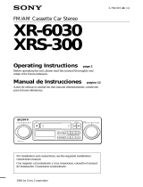 Sony XRS-300 User manual