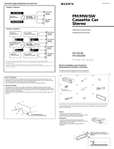 Sony XR-C6100 User manual