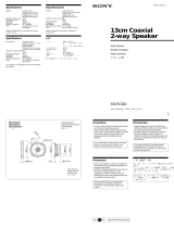 Sony XS-F1320 User manual