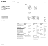 Sony XS-GTX1642 Installation guide