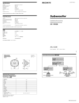 Sony XS-L1220 User manual