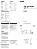 Sony XS-LB12S User guide