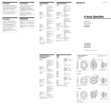 Sony XS-R6941 User manual