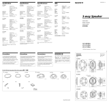 Sony XS-V1330A User manual