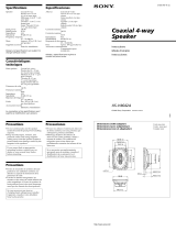 Sony XS-V4642A User manual
