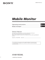 Sony XVM-F65WL User manual