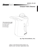 Steamfast SF-435W User manual