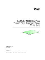 Sun Microsystems BLADE T6320 User manual
