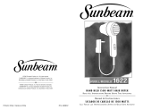 Sunbeam 1622 User manual