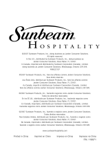 Sunbeam Hospitality 1623 User manual