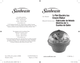 Sunbeam FRSBGLPT-BLU Ice Cream Gel Canister, 1/2 Pint User manual