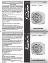 Sunbeam Heater SFH090 User manual