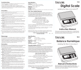 Taylor Scale TE22 User manual