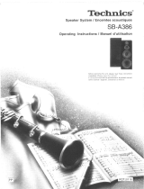 Technics SB-A386 User manual